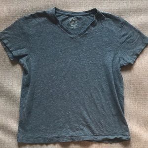 Grey J Crew Field Knit Cotton T Shirt